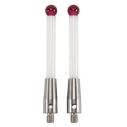 2Pcs Renishaw Compatible A-5000-3709 CMM Probe Stylus, 6mm Ball Tip Ceramic Shaft Testing Pin