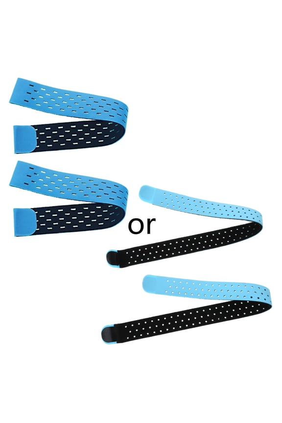 2Pcs Replacement Armband Strap Adjustable Heart Rate Monitor Armband for Sport Elastic Sport Wrist Strap