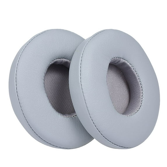 2Pcs Replacement Earpads Ear Pad Cushion for Beats Solo 2 / 3 On Ear Wireless Headphones