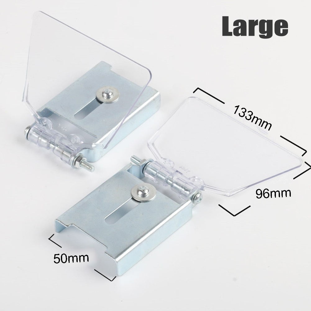 2Pcs Replacement Guard Bench Grinder Eye Protection Safety Shields With