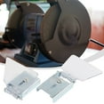 thumbnail image 1 of 2Pcs Replacement Guard Bench Grinder Eye Protection Safety Shields with Bracket Large, 1 of 7