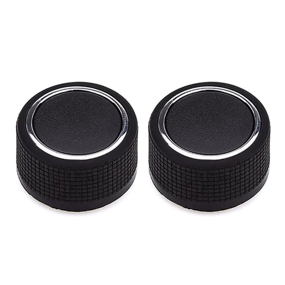 2Pcs Replacement Rear Radio Control Knob for 22912547 Air Conditioning Knob Car Accessories Plastic