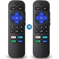 thumbnail image 1 of 2Pcs Replacement Remote Control Compatible for TV, Universal Remote Fit for /Onn/TCL/Sharp/Element/Philips/Hitachi/JVC///Sanyo/LG Series Smart TVs (Not for Stick & Box), 1 of 4