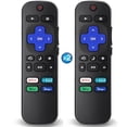 thumbnail image 1 of 2Pcs Replacement Remote Control Compatible for Roku TV,Universal Remote Fit for Hisense/Onn/TCL/Sharp/Element/Philips/Hitachi/JVC/RCA/Insignia/Sanyo/LG RokuSeries Smart TVs (Not for RokuStick & Box), 1 of 7