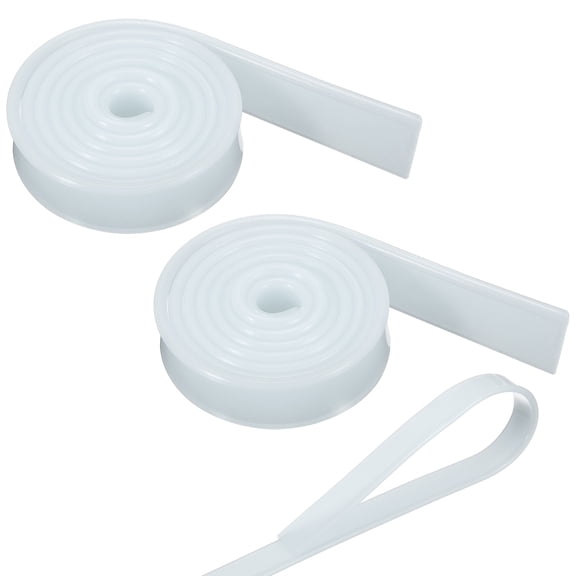 2Pcs Replacement Rubber Squeegee, 41 Inch Household Silicone Squeegee Blade Refill Durable and Easy to Install for Glass Cleaning, Windows, Shower Doors, Mirror & Car Glass, White