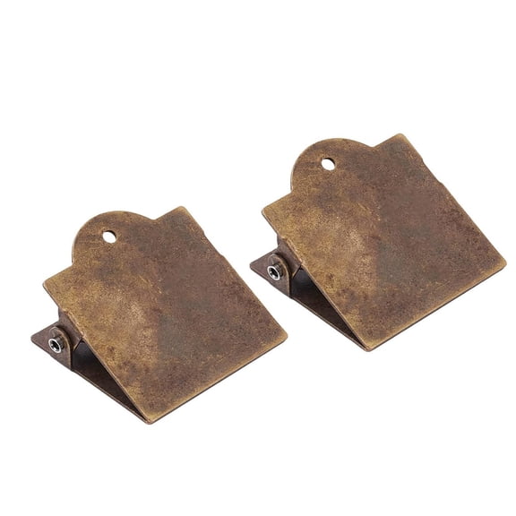 2Pcs Retro Page Clamps Document Clips For Receipts Planner Notes