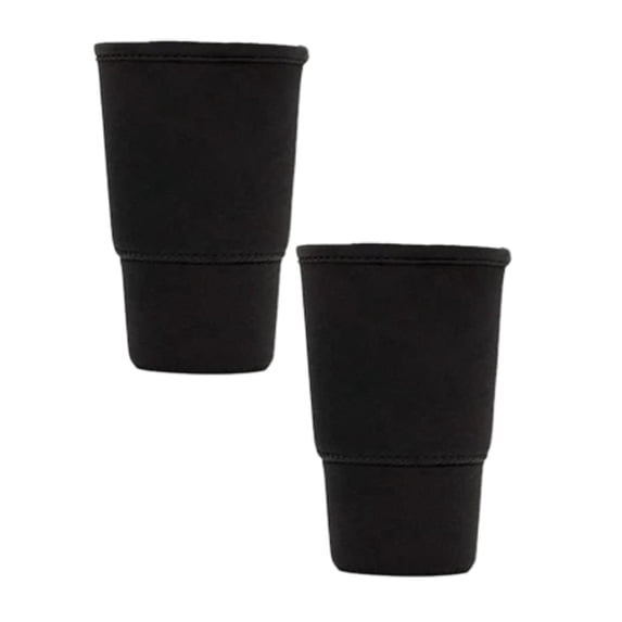 2Pcs Reusable Insulated Coffee Cup Sleeve, 401 500ml Reusable Insulated Iced Coffee Beverage Cup Holder Glass&Bottle 6.5x3.9"