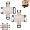 thumbnail image 1 of 2Pcs Reusable Silicone Bread Loaf Pan Liner, Food-Grade Silicone Bread Sling, Sourdough Bread Baking Mat, Non-Stick Dough Transfer Tool, Grey, 1 of 7