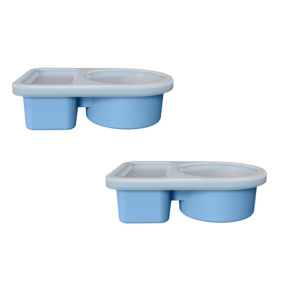 2Pcs Reusable Silicone Food Storage Containers With Lids Leakproof Meal Prep Bento For Kitchen Organization And Fresh Snack Keeping Storage Containers Practical Home Decor