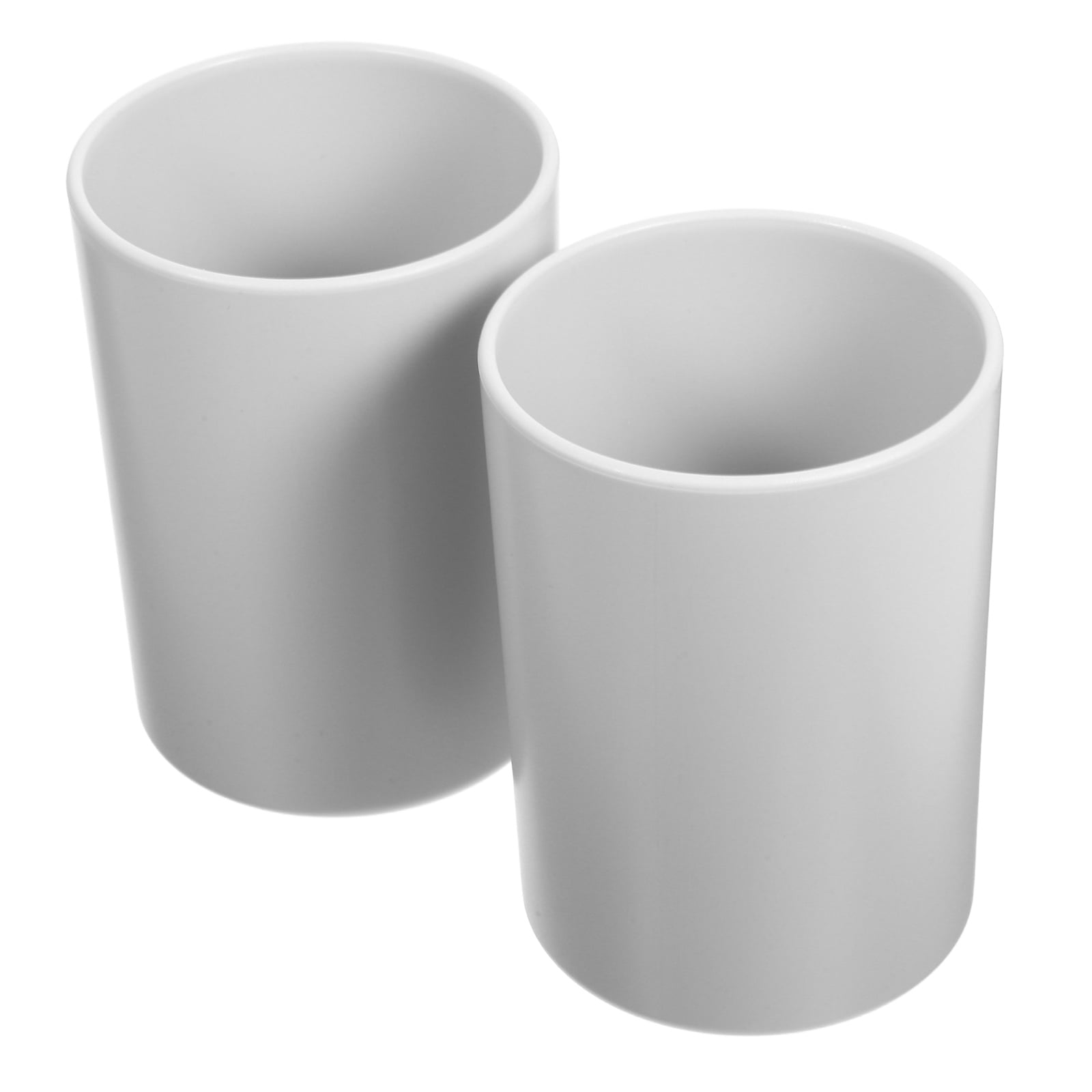 2Pcs Reusable Unbreakable Toothbrush Cup Mouthwash Cups Bathroom Cup