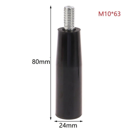 2Pcs Revolving Handwheel Machine Handle with Male Threaded Stem for Milling Machinery, Lathes and Grinders, Industrial Metalworking Accessory(M10*63)