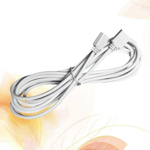 2Pcs Rgb Extension Cable White Flexible Light Strip Extension Cord No Welding Required
