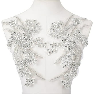 chinese dress ladies Maa White Floral-Embroidered Lace Mini Dress, M / White