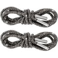 thumbnail image 1 of 2Pcs Rhinestone Glitter Ropes, Crystal Bling Bling Shiny Round Shoe Laces for Sneakers, Drawstring Cords Replacement - 47 inch / 120 cm, 1 of 6