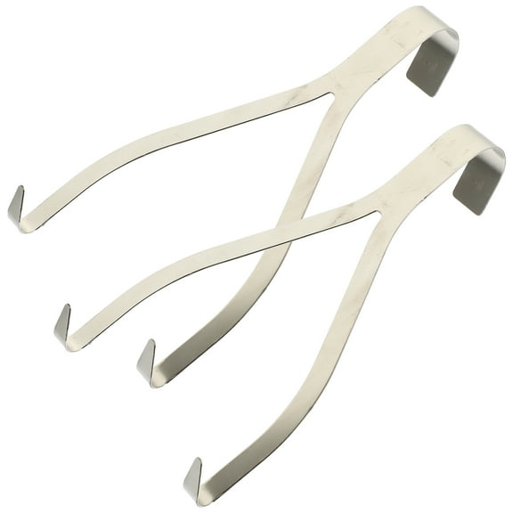 2Pcs Roast Meat Hooks Stainless Steel Meat Hooks Roast Kitchen Meat Hooks