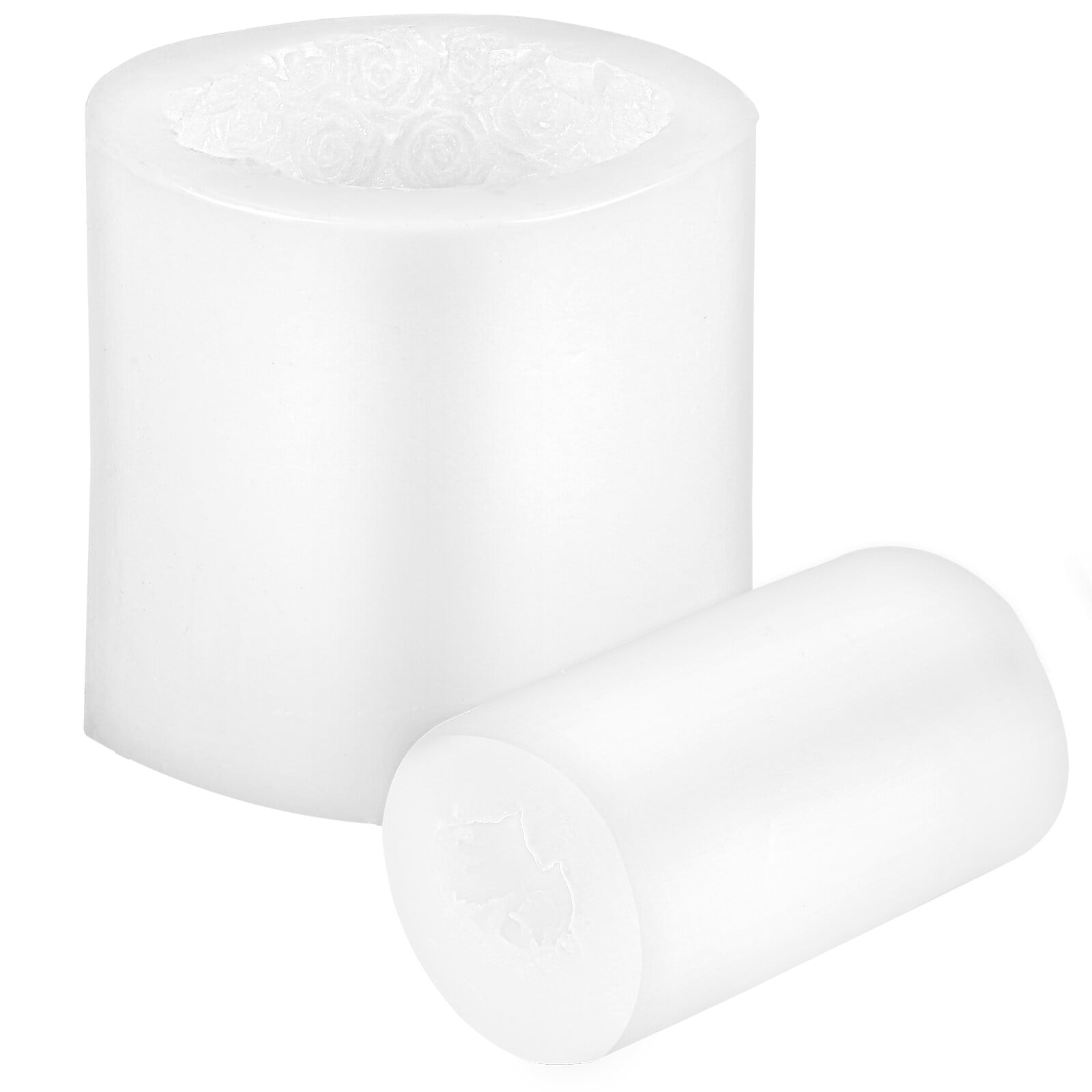 2Pcs Rose Flower Candle Moulds Rose Flower Silicone Molds Aromatherapy