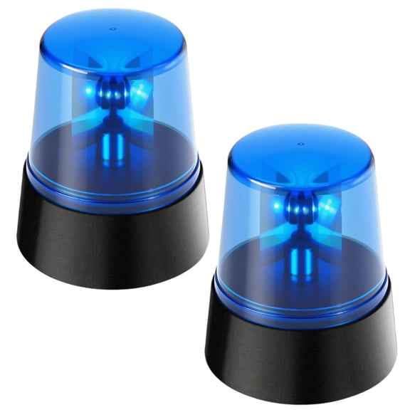 2Pcs Rotating Strobe Light, 360 Degree Rotating Light, Disco Bar Party Decorative Light Blue