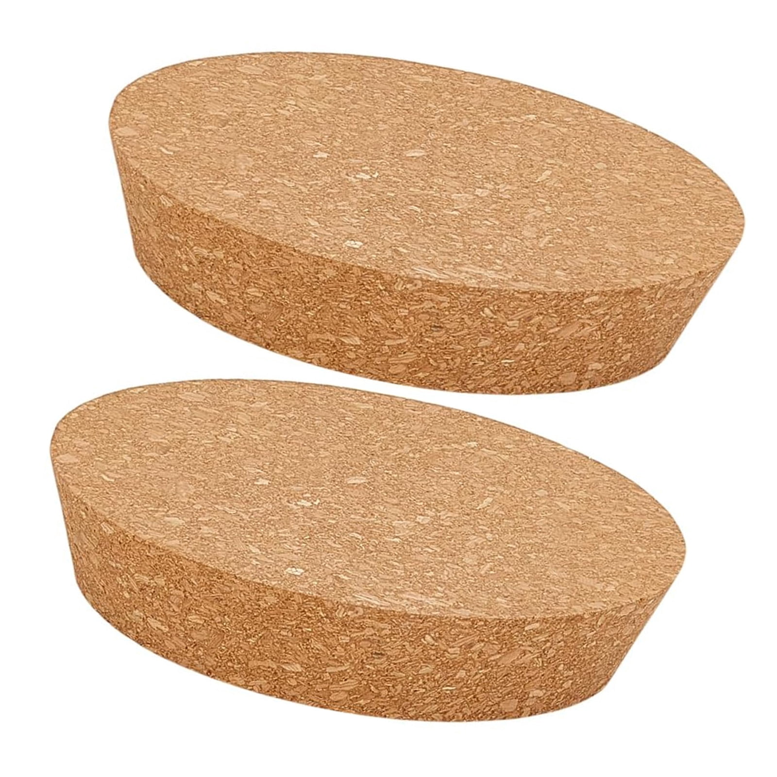 2Pcs Round Cork Tapered Plugs Wine Bottle Stoppers Wooden Jar Plug for ...