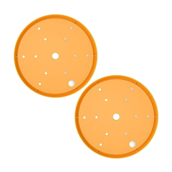 2Pcs Round Planter Insert Flowerpot Filler Insert with Drainage Hole Removable Planter for Indoor Outdoor Gardening