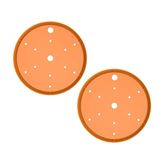 2Pcs Round Planter Insert Flowerpot Filler Insert with Drainage Hole Removable Planter for Indoor Outdoor Gardening