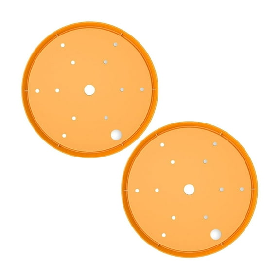 2Pcs Round Planter Insert Plant Insert Flower Basket Liner with Drainage Hole Use Potting Breathable