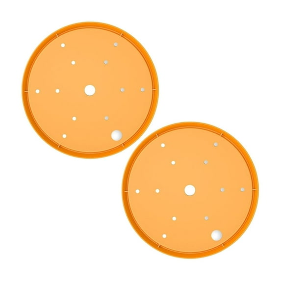 2Pcs Round Planter Insert Plant Insert Flower Basket Liner with Drainage Hole Use Potting Breathable