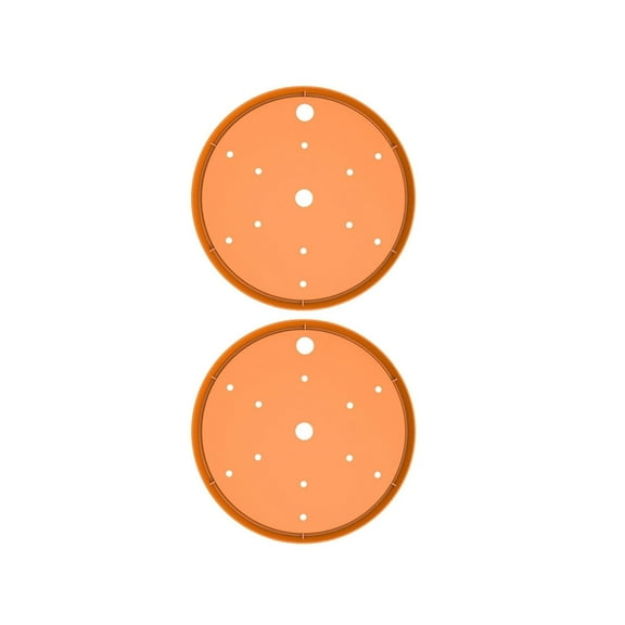 2Pcs Round Planter Insert with Drainage Holes, Removable Liner for Indoor Outdoor Flowerpots Gardening