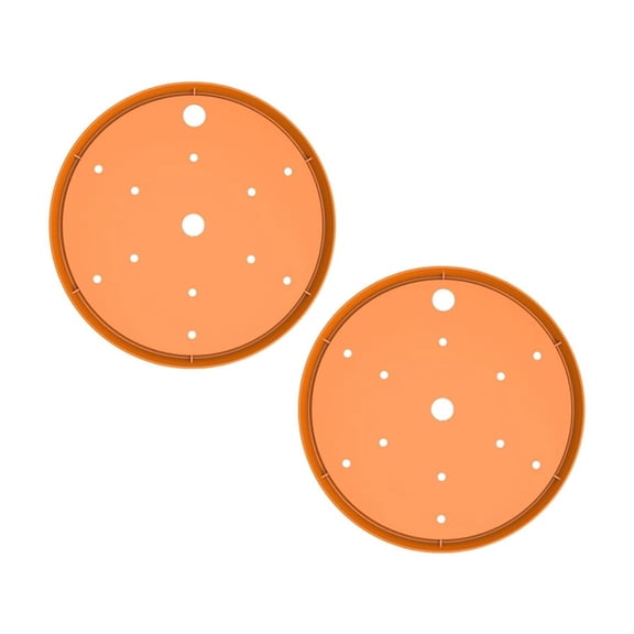 2Pcs Round Planter Insert with Drainage Holes, Removable Pot Liner for Indoor Outdoor Flowerpots Gardening