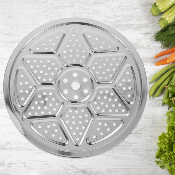 2Pcs Round Steamer Tray Insert for Pressure Cooker with Water Separation Design