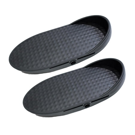 2Pcs Rowing Machine Foot Pedal Fitness Indoor Leg Training Anti Slip Textured Surface Measure 12x5.5x2inch Durable Sturdy