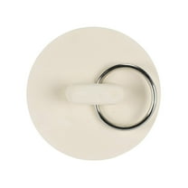 2Pcs Rubber Drain Stopper Fits 1 5/8 - 1 3/4 Inch Bathtub Drain Plug with Hanging Ring for Bathroom Kitchen