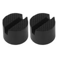 2Pcs Rubber Jack Pad Slotted Adapter Trolley Vehicle Lift Axle Stand