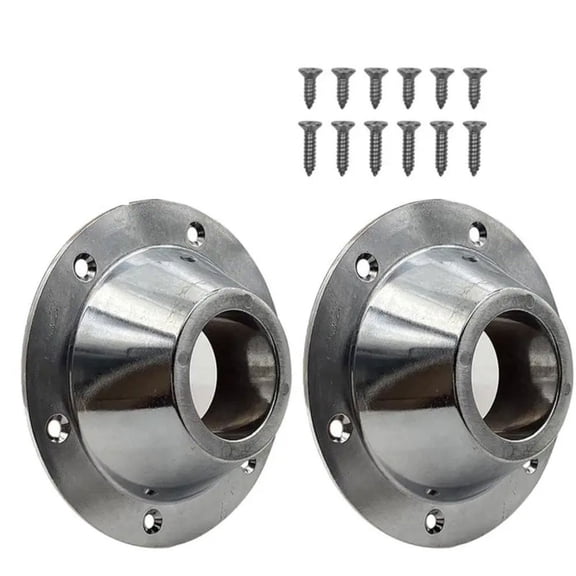 2Pcs Rv Tables Aluminum Base Mounts Boat Table Mounting Wear-Resistant Table Mounting Base Bracket Table Mount