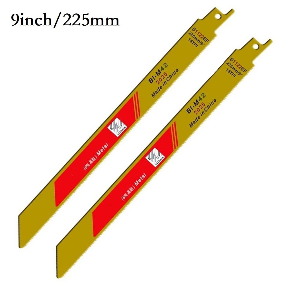 2Pcs S1122Ef 225Mm 9Inch Reciprocating Saw Blades Set Flexible For