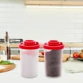 thumbnail image 1 of 2Pcs Salt and Pepper Shakers 2"x4" Moisture Proof Spice Shaker Portable Condiment Container for Kitchen, Camping, Picnic & Outdoors Lunch Boxes, 1 of 2