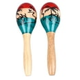 2Pcs Sand Hammer Maraca Shaker Rattle Portable Percussion Instrument
