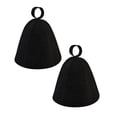 thumbnail image 1 of 2Pcs Sauna Hats Wool Sauna Hat Banya Sauna Cap Steam Sauna Cap Sauna Hat Set Steam Bath Sauna Shower Accessories Universal for Women Men Bathroom Products Practical Home Decor Happy 2026!, 1 of 6
