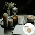 thumbnail image 1 of PENIKOKO Reusable Glass Candle Containers Pine Lids for Aromatherapy 2Pcs, 1 of 1