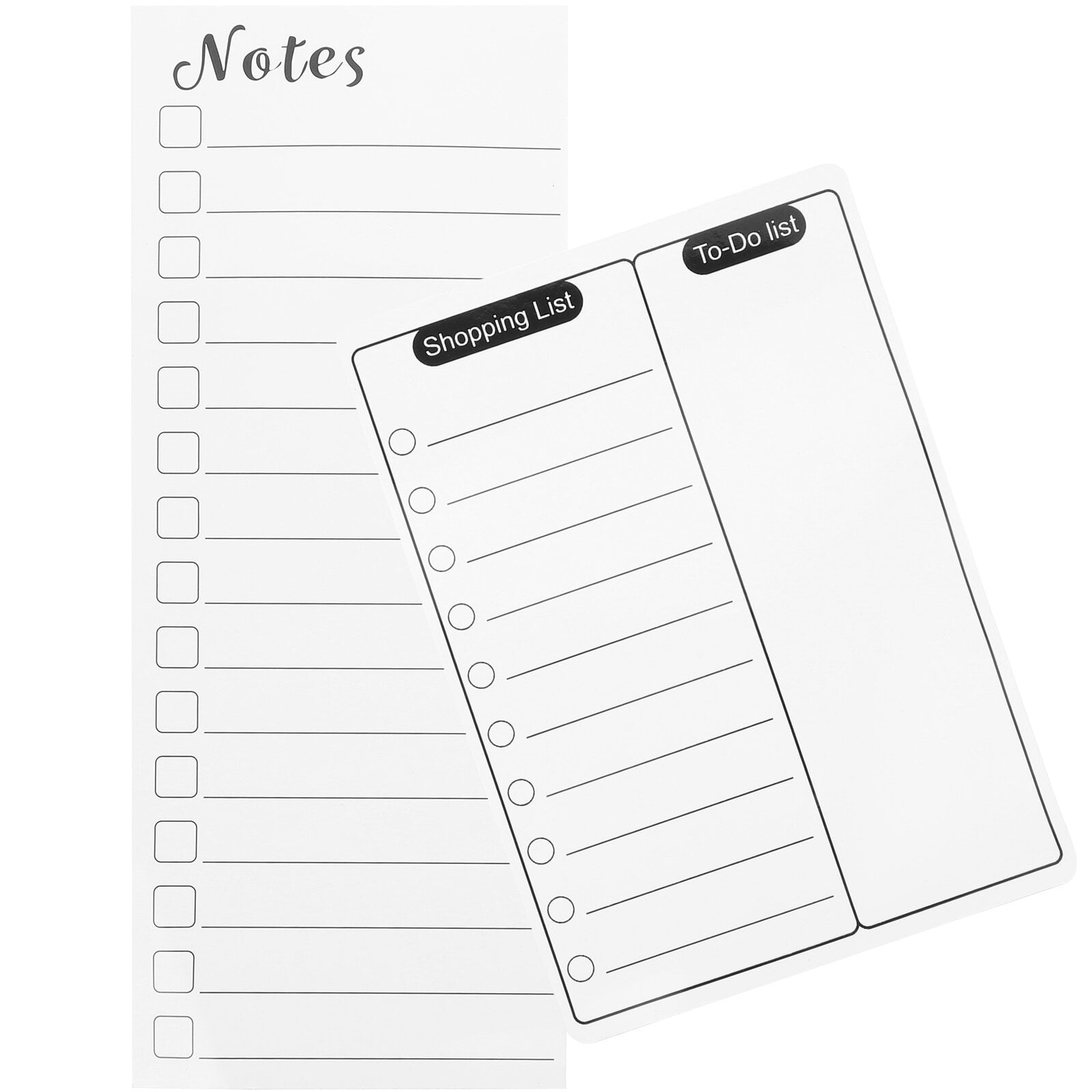WYN 2Pcs Fridge White Board Refrigerator Whiteboard List