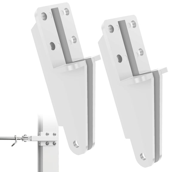 2Pcs Screen Door Closer Bracket Plastic Screen Door Closer Brace Post Jamb Bracket Easy to Install 4.13" for Home Frame Entry