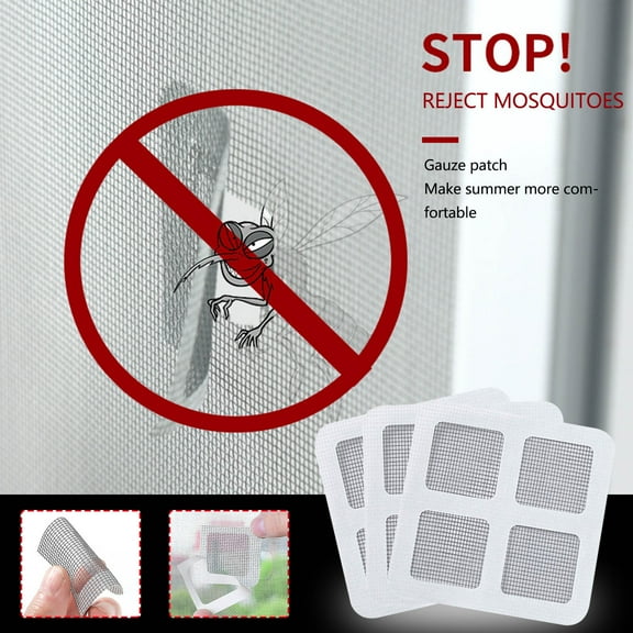 2Pcs Screen Repair Patch Kadlawus Screen Repair Patch, Self-Adhesive Window Door Screen Patch for Mosquito Net, Mesh Repair Kit for Torn Screens, Home Insect Protection Patch