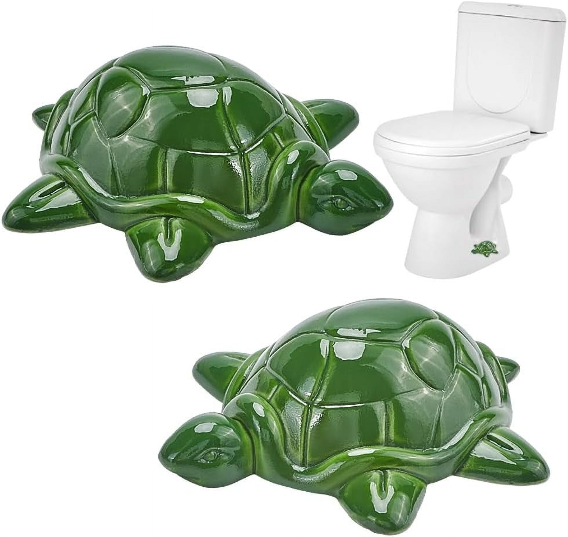 2Pcs Sea Turtle Toilet Bolt Caps Whimsical Green Tortoise Decor for ...