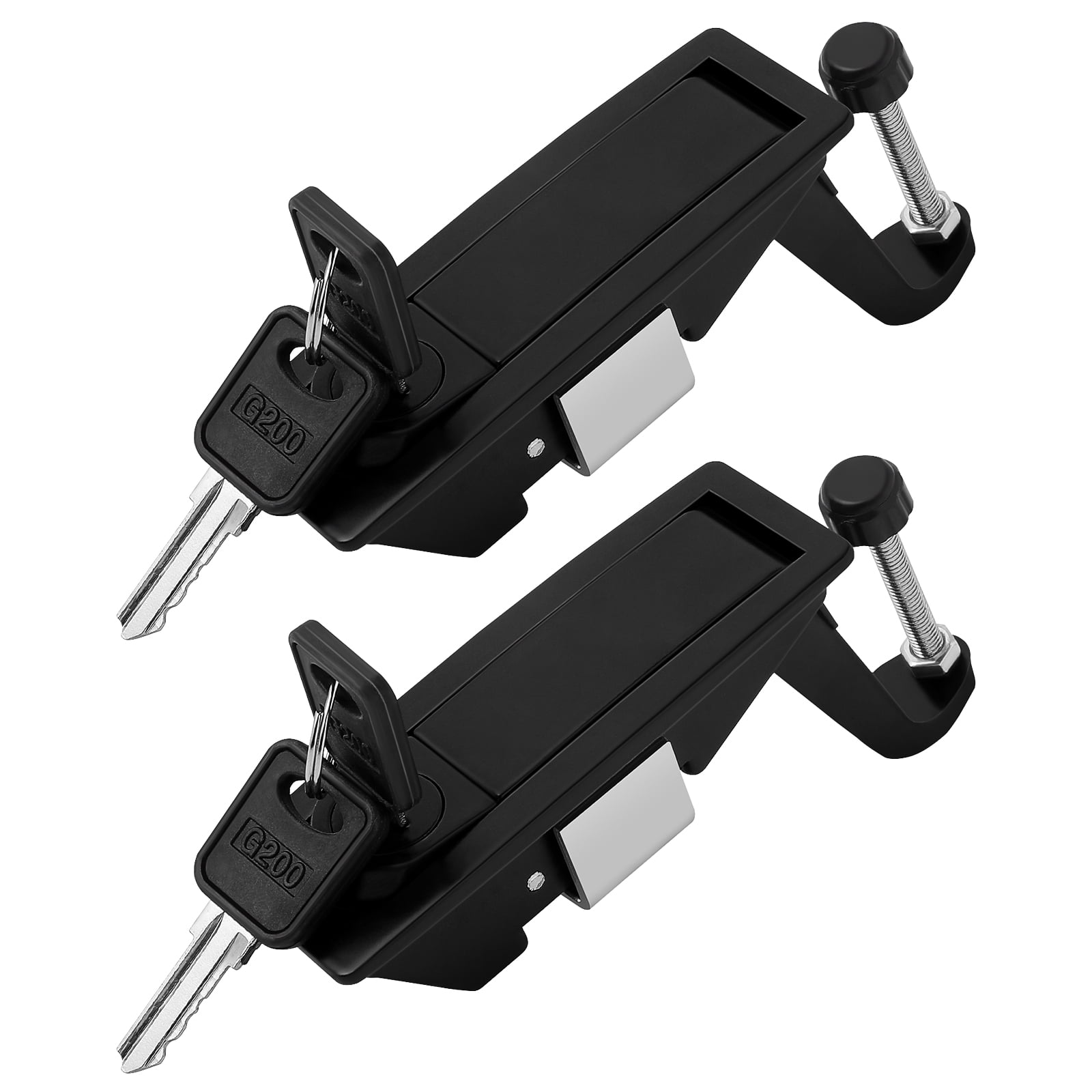 2Pcs Sealed Compression Latch Adjustable Lever Hand Operate Compression Latches Marine Key