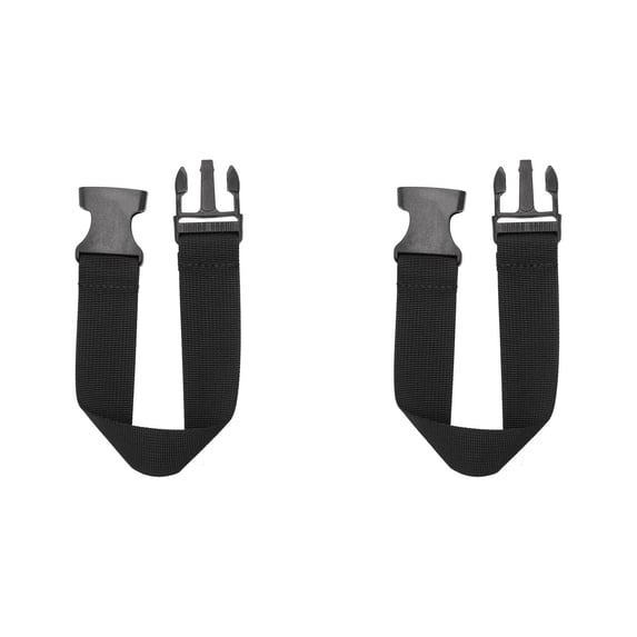 2Pcs Seat Belt Extender,Bag Extender, Fanny Pack Extender Strap, Extender Strap, 13.77" x 1" Belt Bag Waist Bag Extension Strap for Pouch, Backpack, Black
