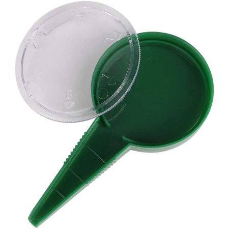 2Pcs Seed Dispenser Sower, Adjustable Manual Plant Seeder Spreader Seed Planter Garden Seeding Tool with Working Lid