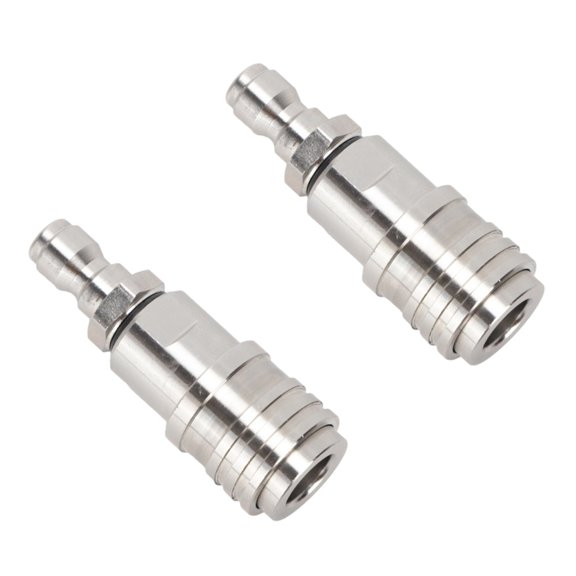 2Pcs Self Locking Quick Connector Pressure Washer Hose Adapter Coupling