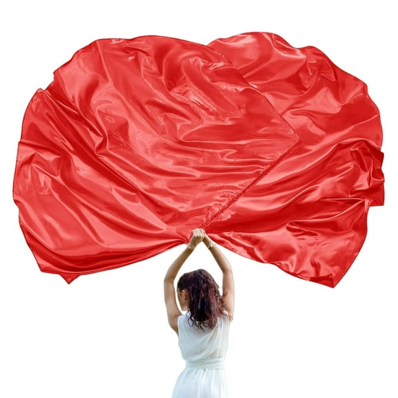 2Pcs Semicircle Worship Angel Wing Flag for Church Dance Banners 55"×37.4" Praise Dance Worship Flags with Scalable Rod