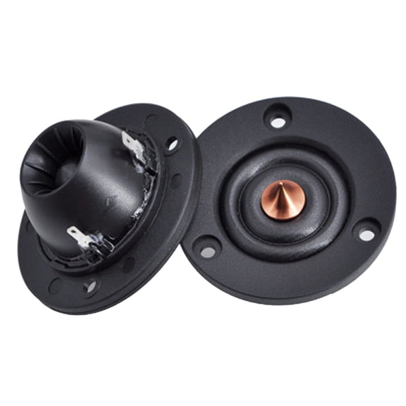 2Pcs Set 2" Silk Dome Tweeters 30W 4Ohm Treble Sound Horn Unit for Home Theater and Public Address