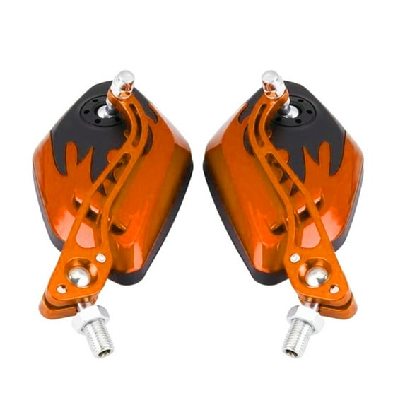 2Pcs/Set 8/10mm Motorbike Scooter Motorcycle Handlebar Mount Rear View Mirrors