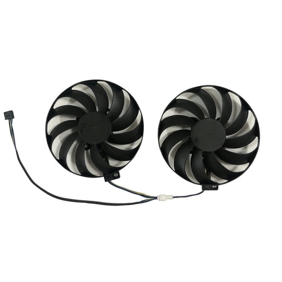 2Pcs/Set 95MM(100MM) 4Pin Cooler Fan T129215SU For RX5600XT 5700 5700XT DUAL EVO OC Video Card Can Replace PLD10010S12HH